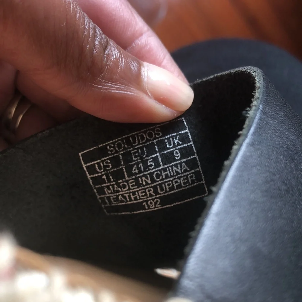 Soludos black wedge sandals